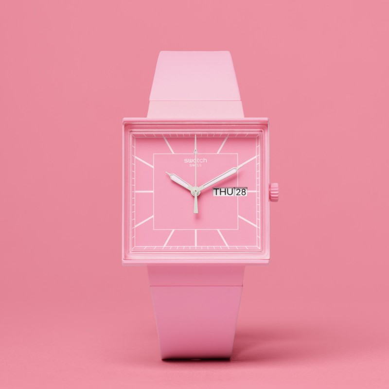 Orologio Swatch WHAT IF…ROSE? SO34P700 | De Wrachien Gioielli