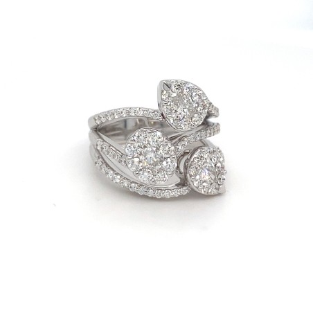 Anello Valentina Callegher in oro e diamanti | De Wrachien Gioielli