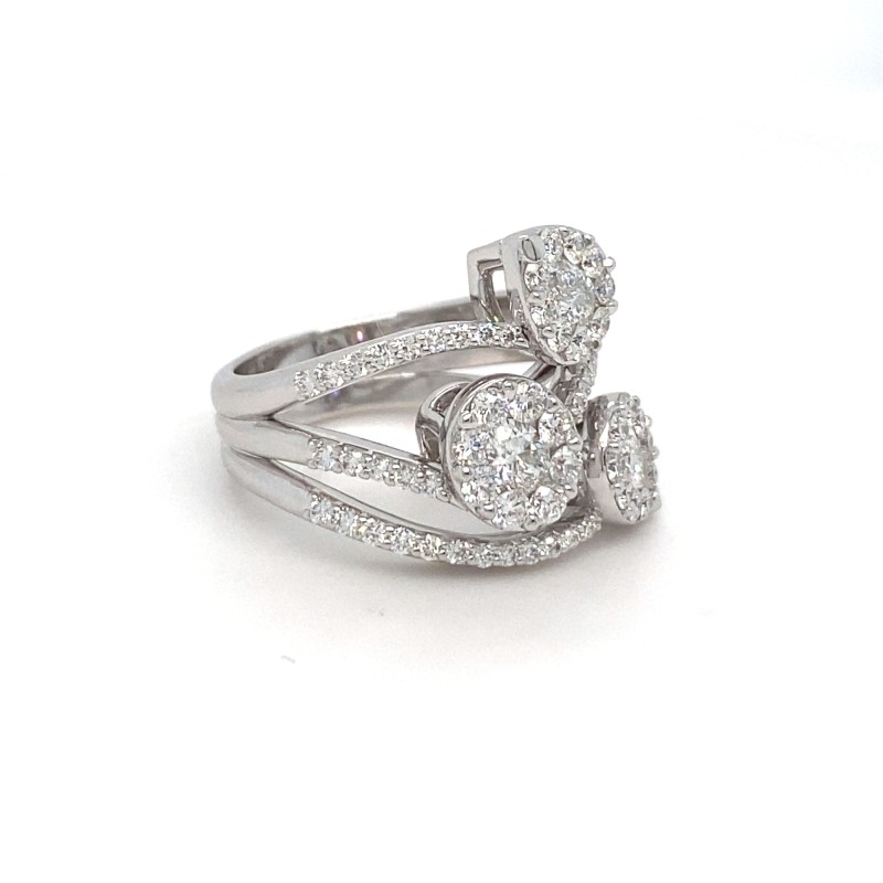 Anello Valentina Callegher in oro e diamanti | De Wrachien Gioielli