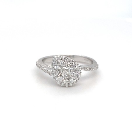 Anello Valentina Callegher in oro e diamanti | De Wrachien Gioielli