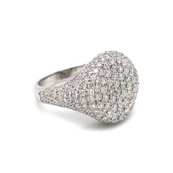 Anello Crivelli in oro e diamanti | De Wrachien Gioielli