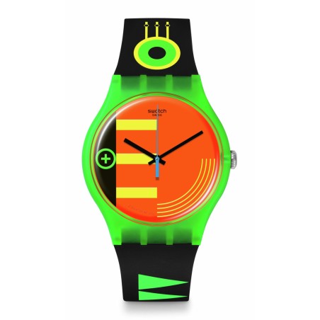 Orologio Swatch New Gent SWATCH NEON RIDER SO29G106| De Wrachien Gioielli