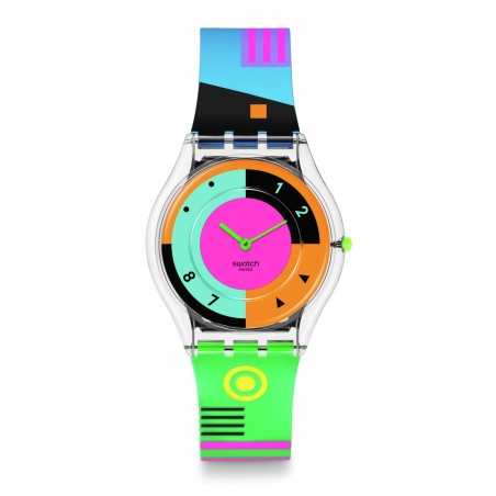 Orologio Swatch Skin SWATCH NEON HOT RACER SS08K119 | De Wrachien Gioielli