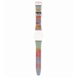 Cinturino Originale Swatch Original Gent TURNER'S SCARLET SUNSET ASO28Z700  | De Wrachien Gioielli