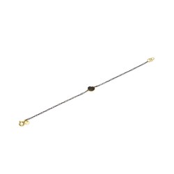 Bracciale in oro e diamanti Ginger CUORE NERO | De Wrachien Gioielli