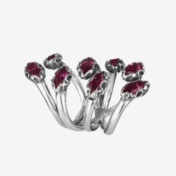 Anello Maria e Luisa in argento | De Wrachien Gioielli