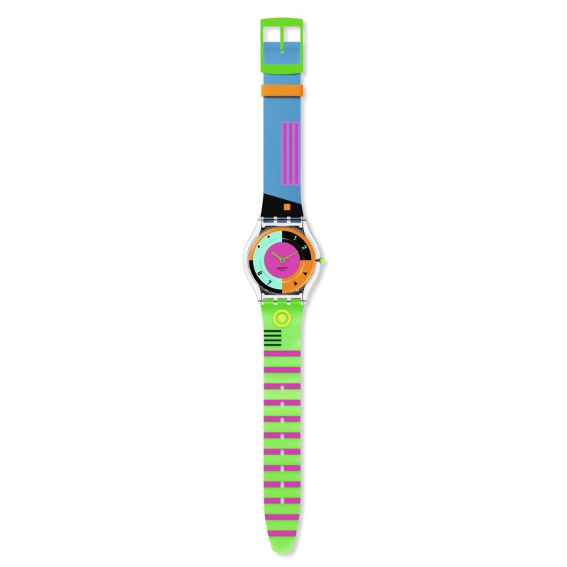 Orologio Swatch Skin SWATCH NEON HOT RACER SS08K119 | De Wrachien Gioielli