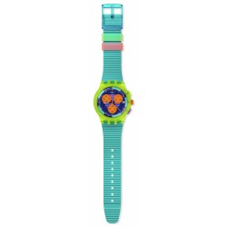 Orologio Swatch Chrono Plastic SWATCH NEON WAVE SUSJ404 | De Wrachien Gioielli
