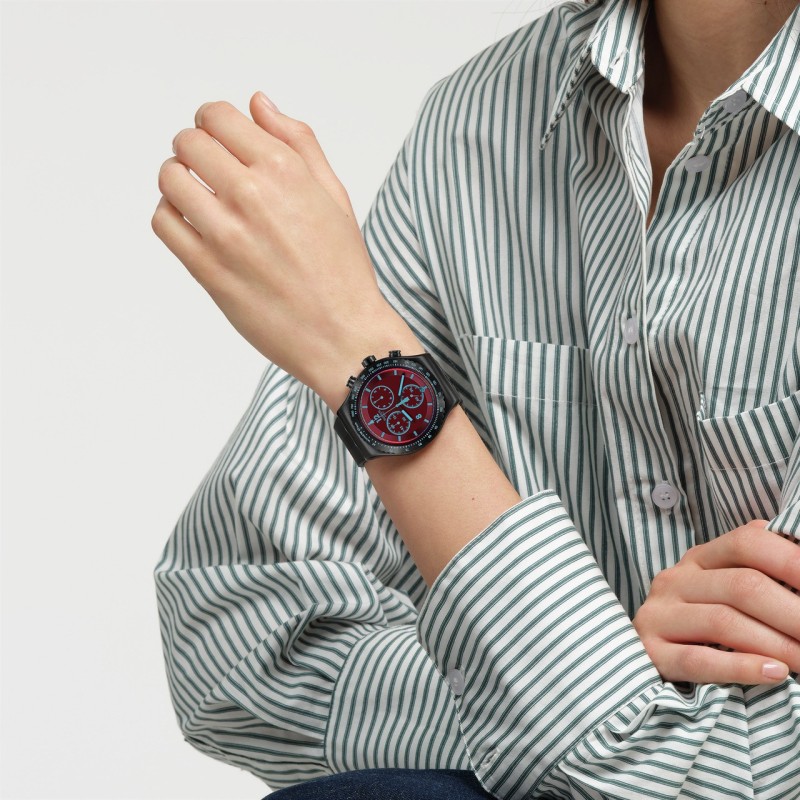 Orologio Swatch CRIMSON MYSTIQUE YVB417 | De Wrachien Gioielli