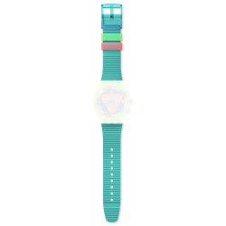 Cinturino Originale Swatch New Chrono Plastic SWATCH NEON WAVE ASUSJ404 | De Wrachien Gioielli