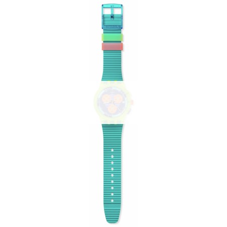 Cinturino Originale Swatch New Chrono Plastic SWATCH NEON WAVE ASUSJ404 | De Wrachien Gioielli