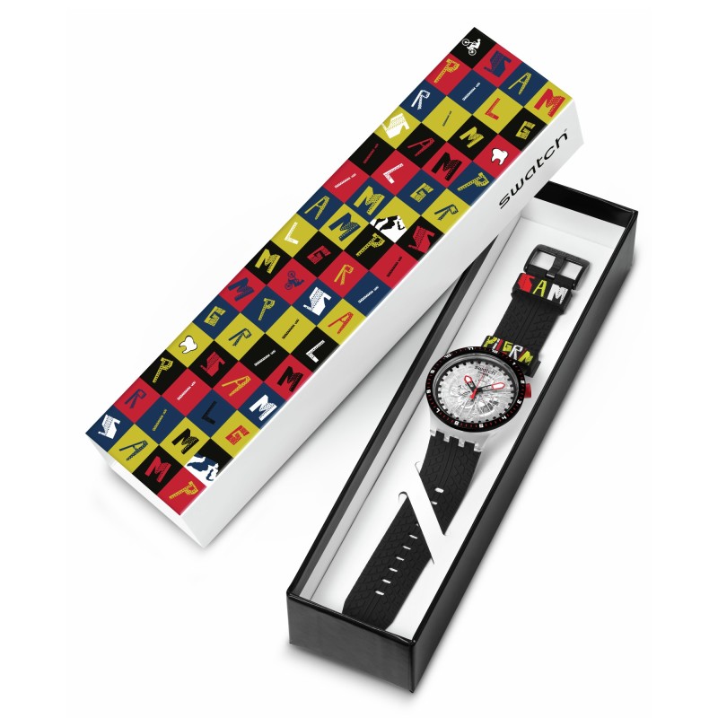 Orologio Swatch Big Bold THE PILGRIM - TREAD ON IT SB05K103 | De Wrachien Gioielli