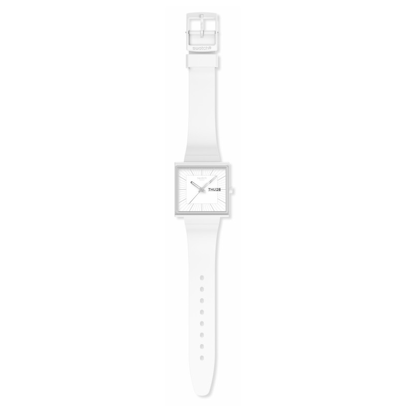 Orologio Swatch WHAT IF…ALLWHITE? SO34W700 | De Wrachien Gioielli