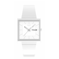 Orologio Swatch WHAT IF…ALLWHITE? SO34W700 | De Wrachien Gioielli