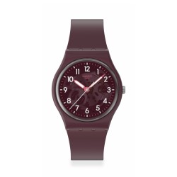 Orologio Swatch Original Gent THRU THE CROWN GLASS SO28R115 |De Wrachien Gioielli