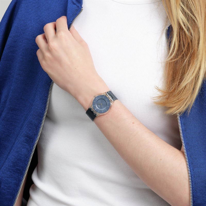 Orologio Swatch Skin COOL SKIES SS08K120M | De Wrachien Gioielli