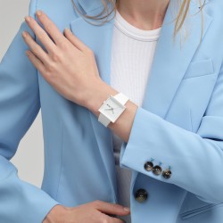 Orologio Swatch WHAT IF…ALLWHITE? SO34W700 | De Wrachien Gioielli