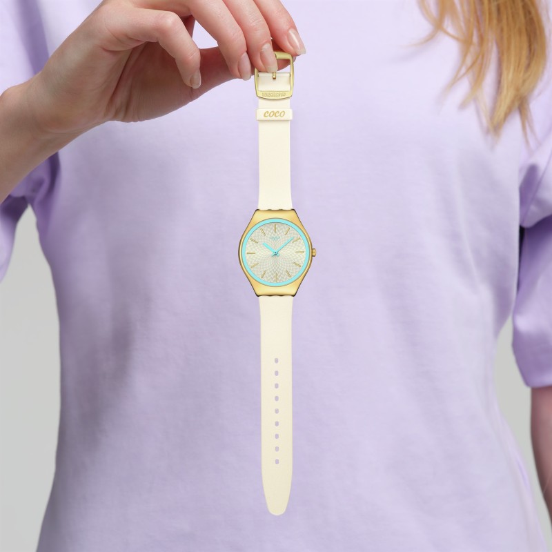 Orologio Swatch Skin Irony COCO HO BLU SYXG127 | De Wrachien Gioielli