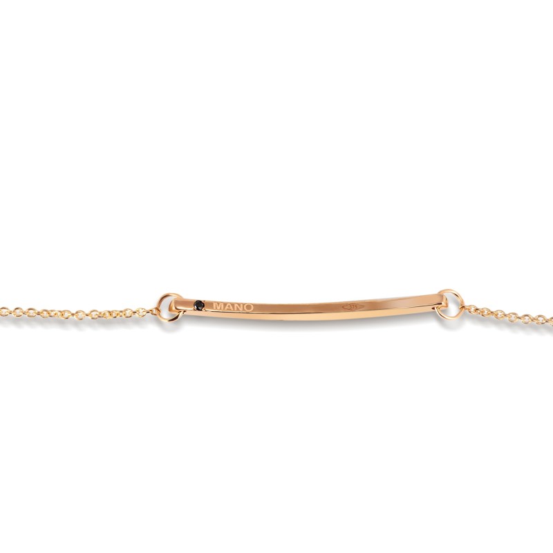 Bracciale in oro e diamanti Mano J MINBRGBBARR9KT | De Wrachien Gioielli