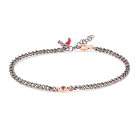 Bracciale in titanio Mano J GROUMETTE MINBRT1PZAFLRG3PT | De Wrachien Gioielli