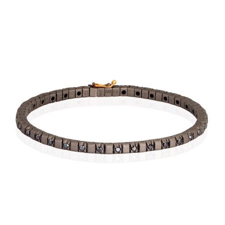 Bracciale in titanio Mano J TENNIS MINTENBRALTBBR3PT | De Wrachien Gioielli