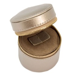 PORTA OROLOGI WOLF PALERMO DOUBLE WATCH ROLL PEWTER 213978 | De Wrachien Gioielli