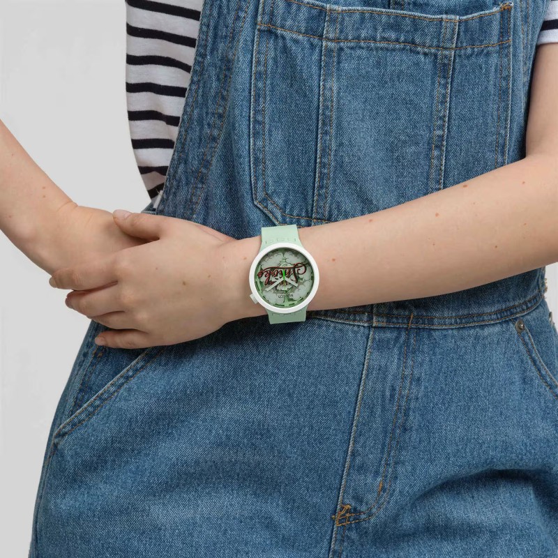 Orologio Swatch BIG BOLD UP IN SMOKE SB03Z103 |De Wrachien Gioielli