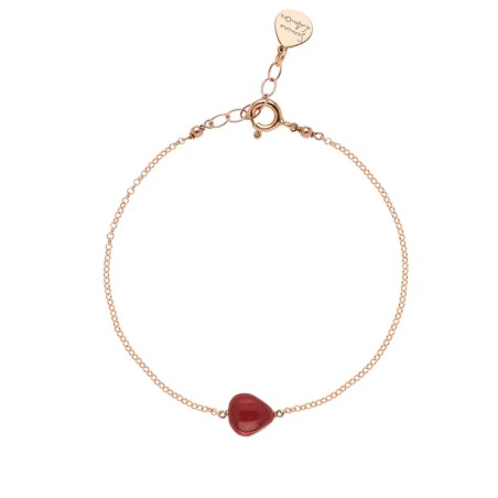 Bracciale in argento e legno d'ulivo Semino d'Amore | De Wrachien Gioielli