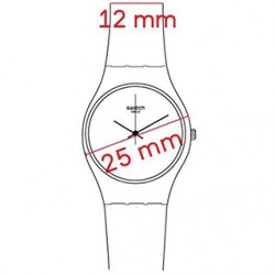 Cinturino Originale Swatch BLUEBERRY GIRL ALN148C| De Wrachien Gioielli