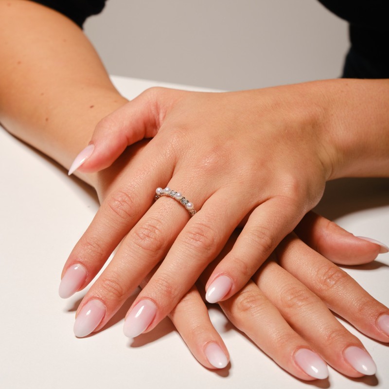 Anello in oro e pietre preziose | De Wrachien Gioielli