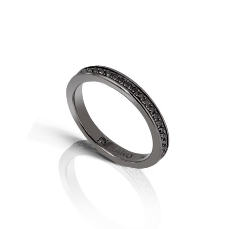 Anello MANO J in oro e diamanti | De Wrachien Gioielli