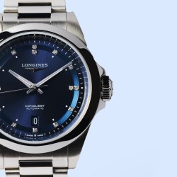 Orologio Longines CONQUEST  L3.320.4.97.6 | De Wrachien Gioielli