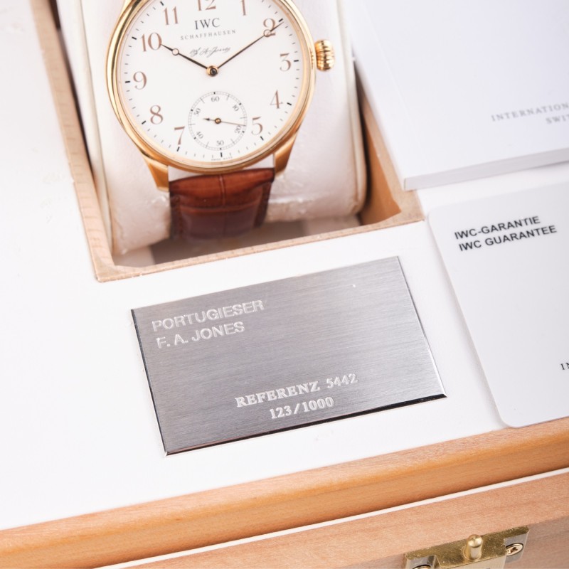 Orologio Secondo Polso IWC PORTUGUESE F.A.JONES 5442 | De Wrachien Gioielli