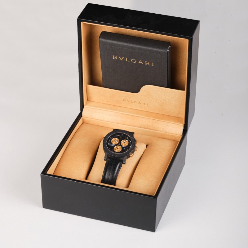 Orologio Secondo Polso BULGARI CARBONGOLD BB38CLCH | De Wrachien Gioielli