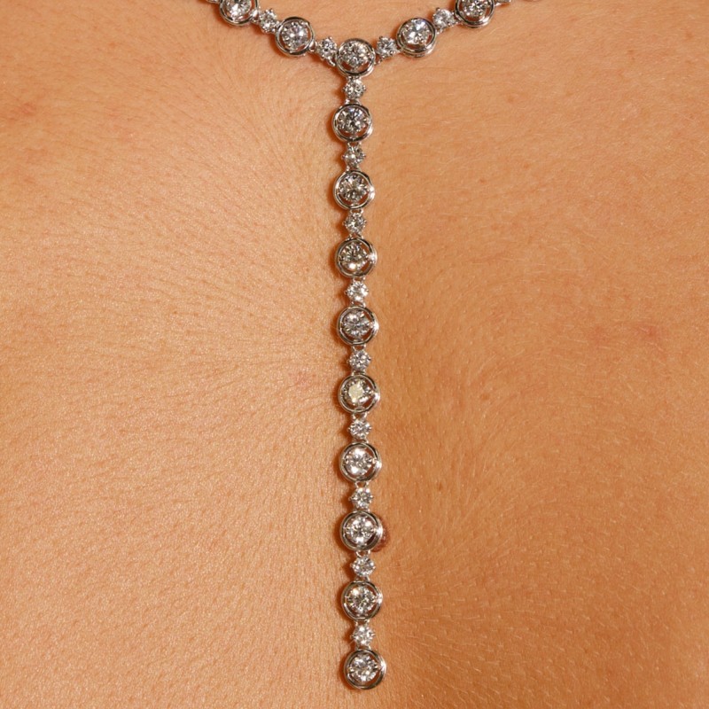 Collana in oro e diamanti | De Wrachien Gioielli
