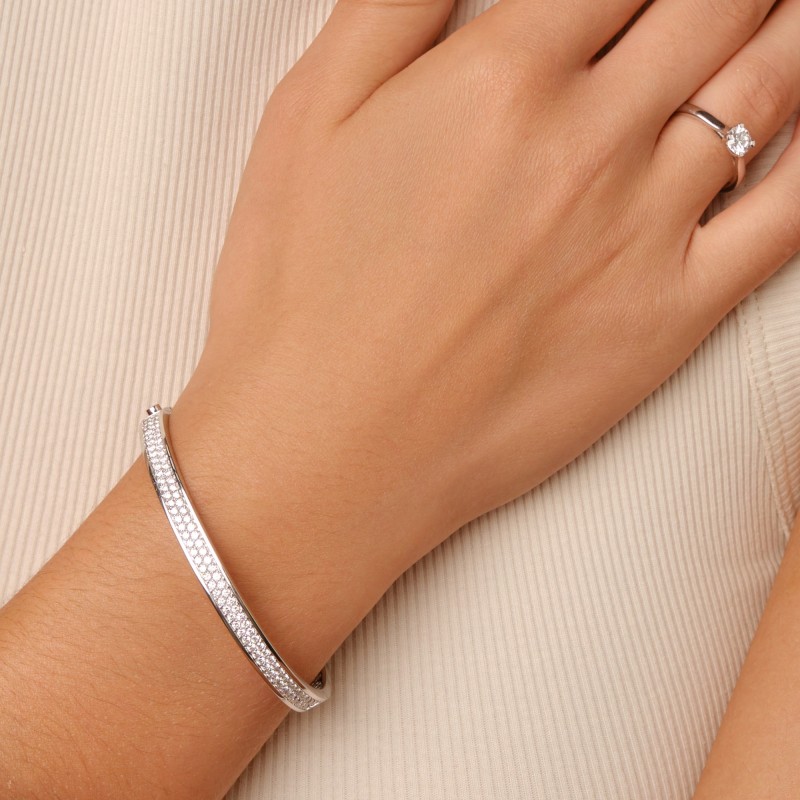 Bracciale Crivelli in oro e diamanti | De Wrachien Gioielli