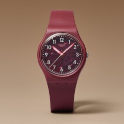 Orologio Swatch Original Gent THRU THE CROWN GLASS SO28R115 |De Wrachien Gioielli