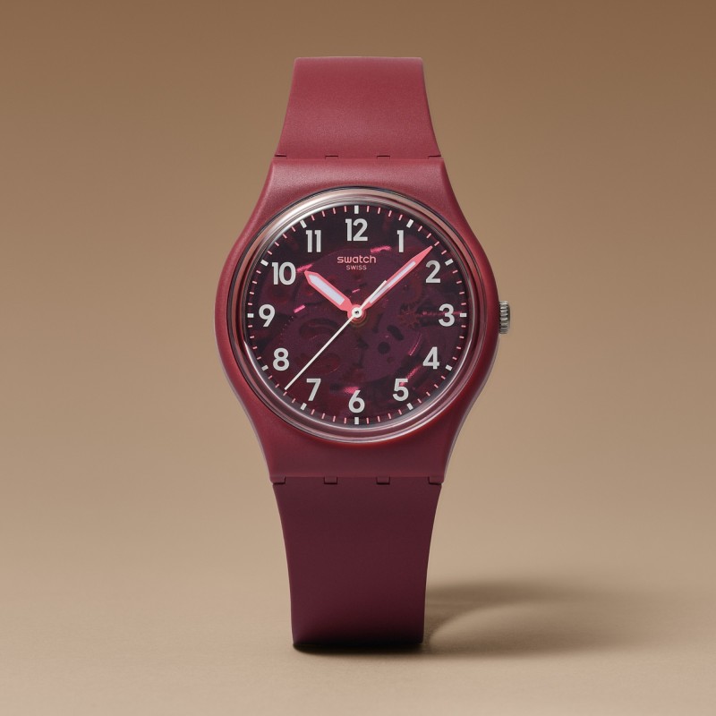 Orologio Swatch Original Gent THRU THE CROWN GLASS SO28R115 |De Wrachien Gioielli