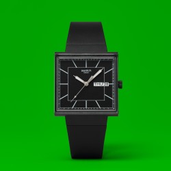 Orologio Swatch WHAT IF…BLACKAGAIN? SO34B701 | De Wrachien Gioielli