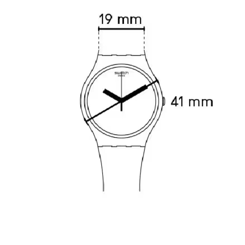 Cinturino originale Swatch Original Gent DEEP ORANGE AGO111| De Wrachien Gioielli