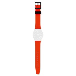 Cinturino originale Swatch Original Gent RED GRIN AGB754 | De Wrachien Gioielli