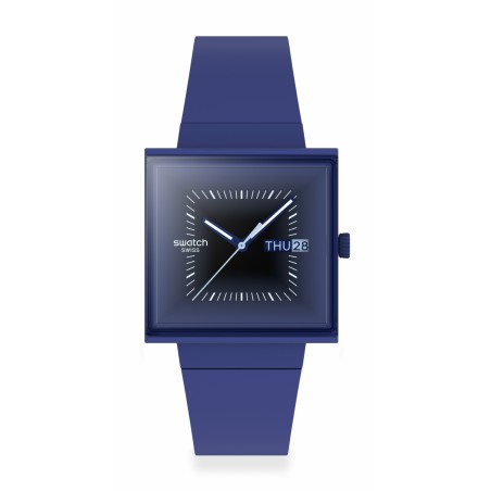 Orologio Swatch SQUARELY BLACKLIGHT SO34N700 | De Wrachien Gioielli