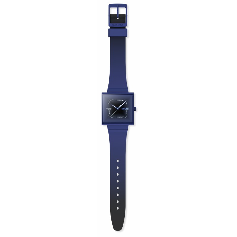 Orologio Swatch SQUARELY BLACKLIGHT SO34N700 | De Wrachien Gioielli