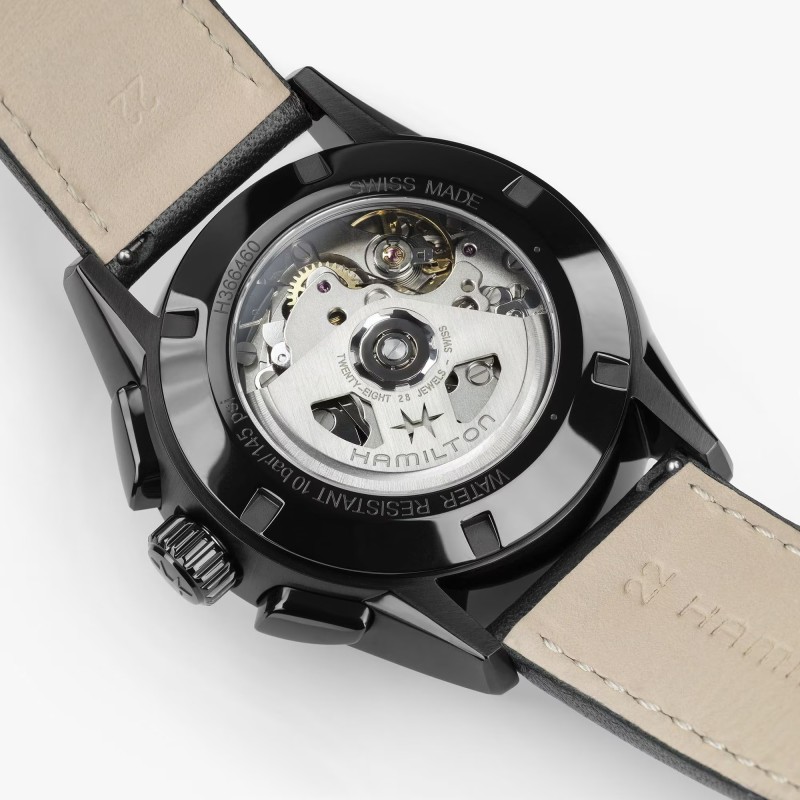 Orologio Hamilton JAZZMASTER PERFORMER AUTO CHRONO H36646780 | Gioielleria De Wrachien
