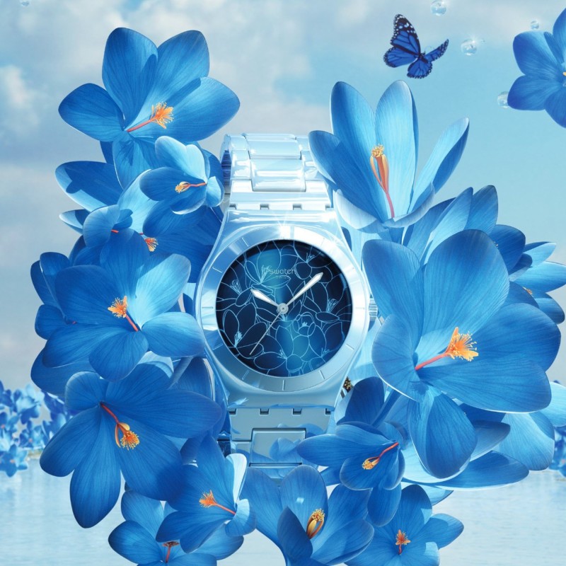 Orologio Swatch PETAL FRENZY YLS235G| De Wrachien Gioielli
