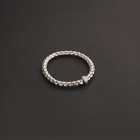 Bracciale Fope in oro e diamanti | De Wrachien Gioielli