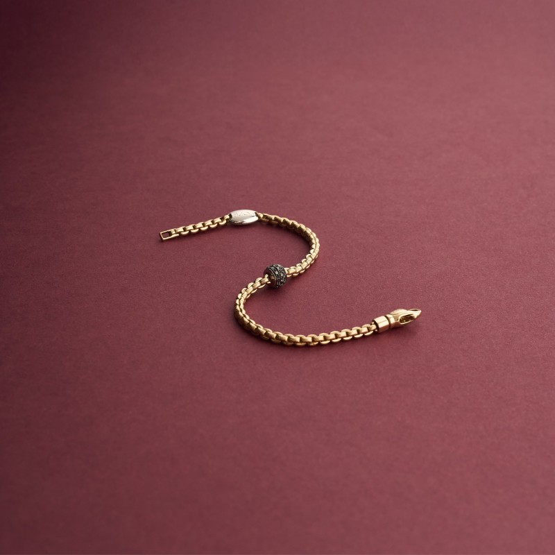 Bracciale Fope in oro e diamanti| De Wrachien Gioielli