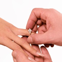 Anello De Wrachien 1925 in oro e diamanti | De Wrachien Gioielli