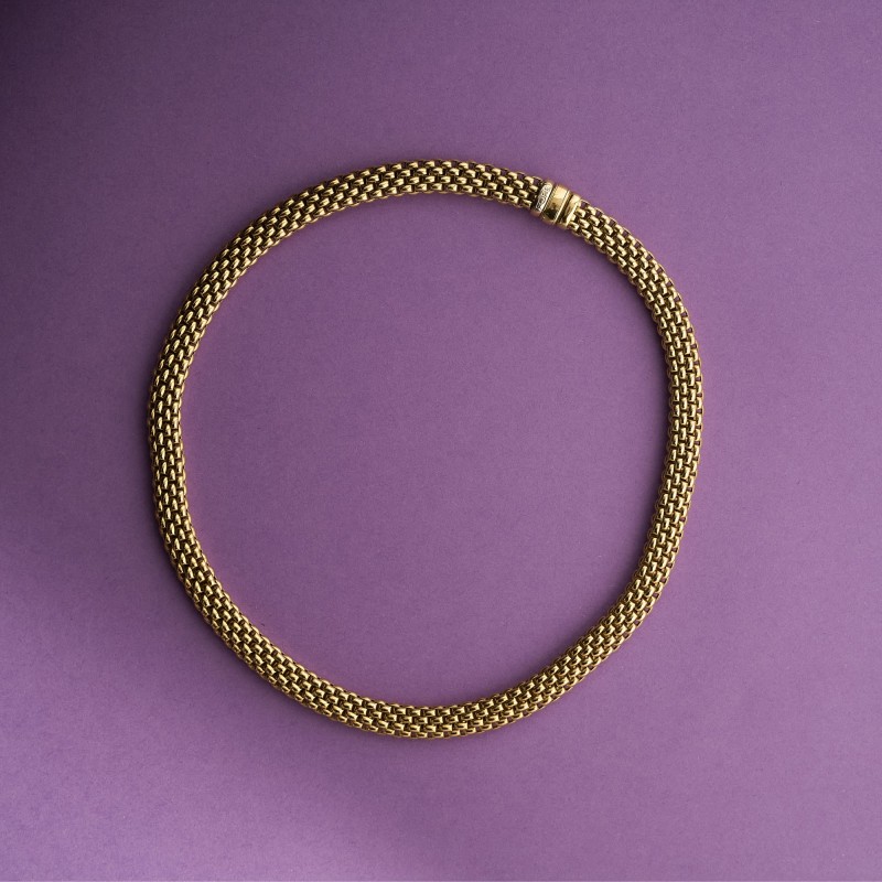 Collana Fope in oro| De Wrachien Gioielli