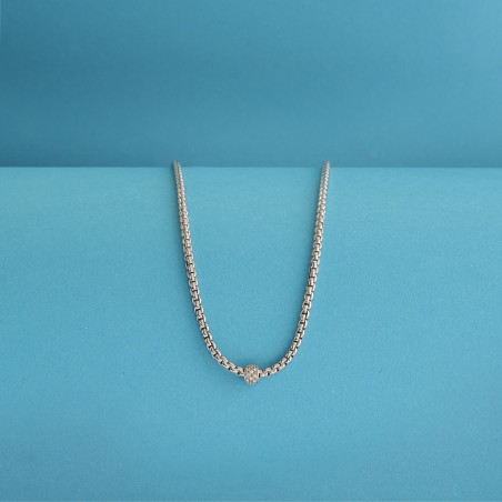 Collana Fope in oro e diamanti | De Wrachien Gioielli